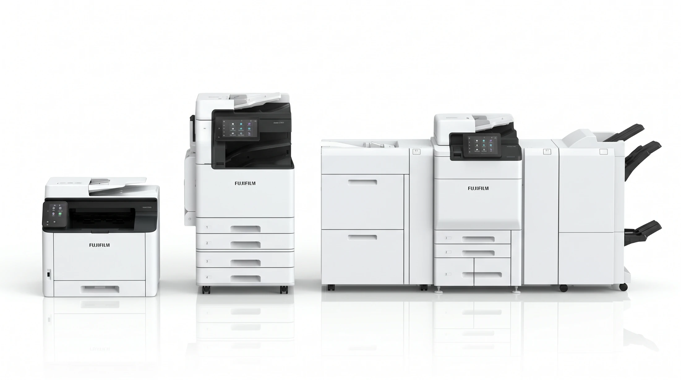 Copier machine rental plans Singapore — Essential, Business and Enterprise Fujifilm models