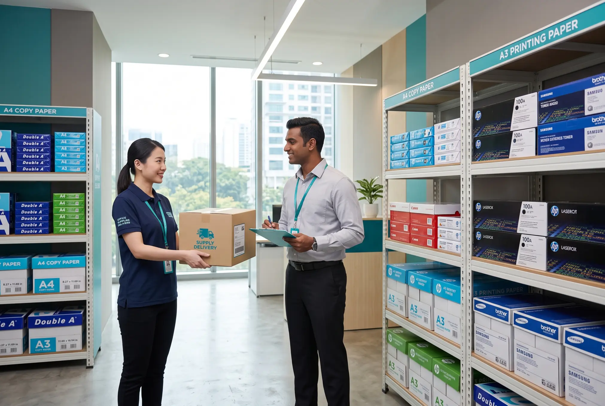 Paper and consumables supply for offices in Singapore