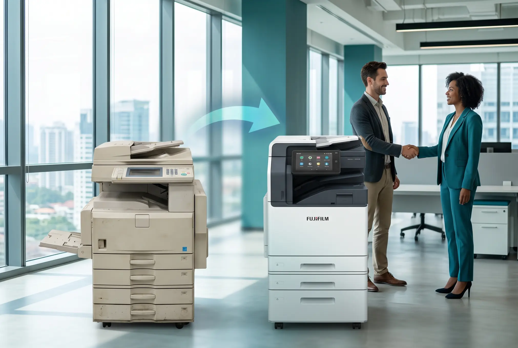 Office equipment trade-in and buyback programme in Singapore