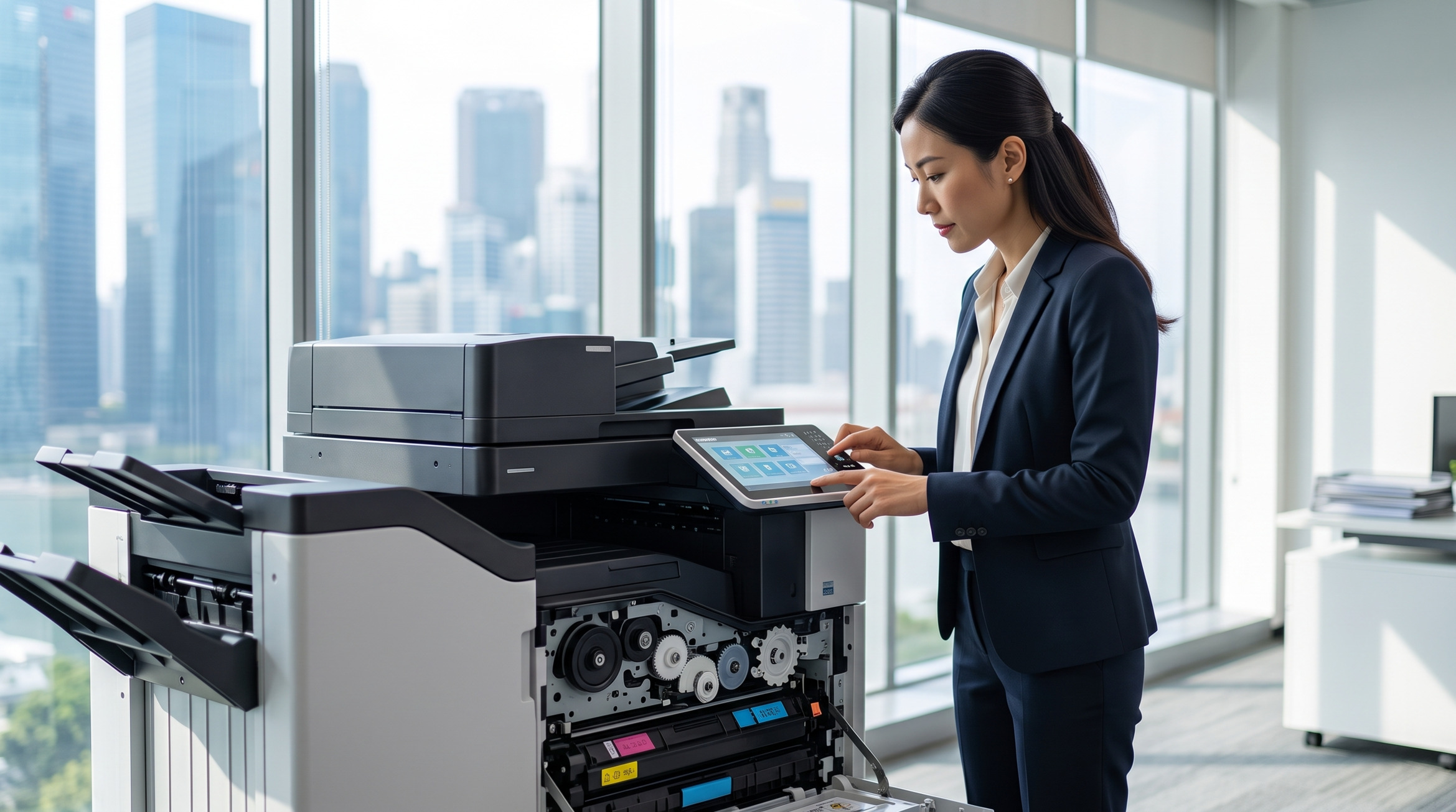 Troubleshooting In-House: Resolve A3 Colour Printer Issues